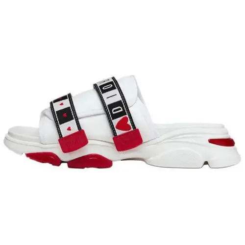 DIOR D Wander Fashion Slippers Women's White