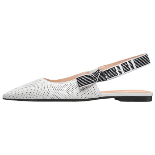 DIOR Toujours 2025 Spring Summer Product Collection Sheepskin Casual Shoes Women's White