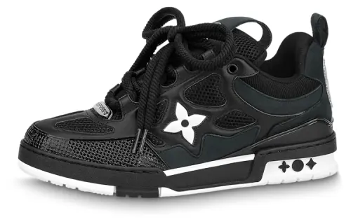 LOUIS VUITTON LV Skate Sneaker Black Black White
