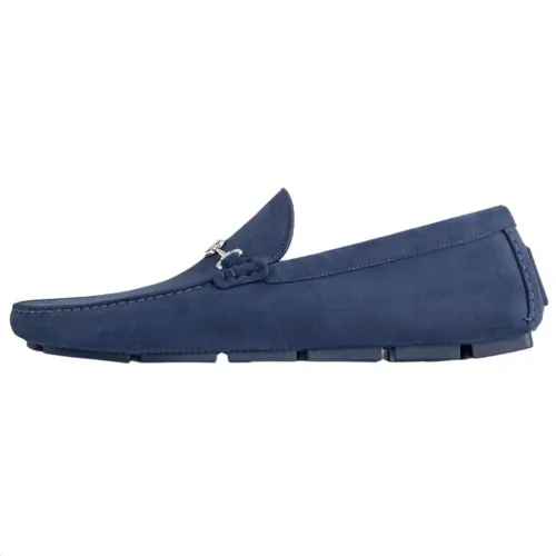 LOUIS VUITTON Driver Casual Shoes Men's Blue