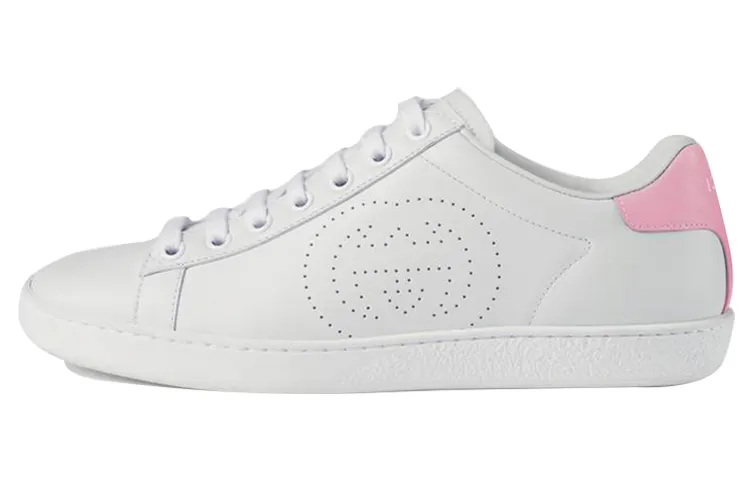 Gucci Wmns Ace 'Interlocking G - White Pink' Women's