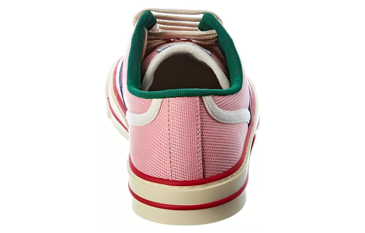 Женские кеды Gucci Tennis 1977 (розовые) — фото 4