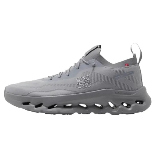 On x LOEWE Cloudtilt Fabric Low top Casual Shoes Men's Gray