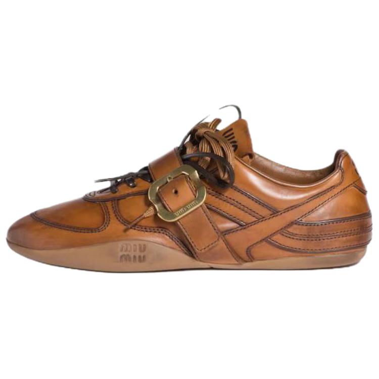 Женские кеды MIU Gymnasium FW25 (коричневые)