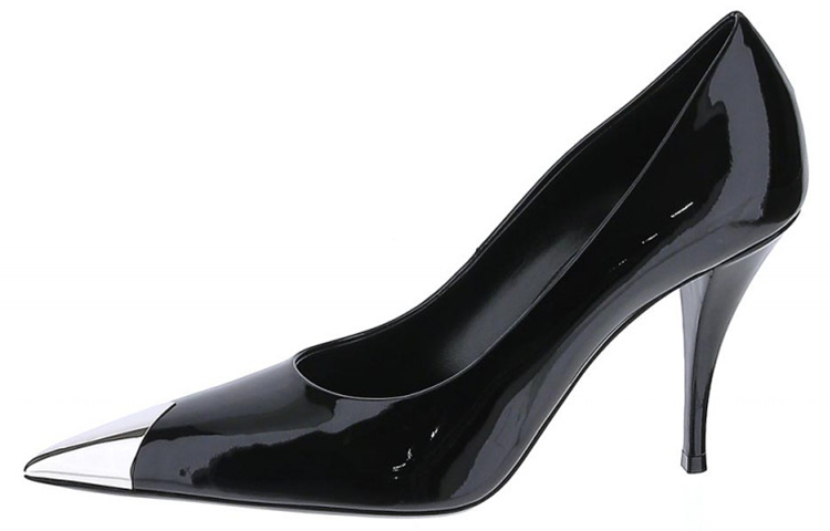 SAINT LAURENT Yves Saint Laurent anja patent leather lightweight stiletto high heels women's black