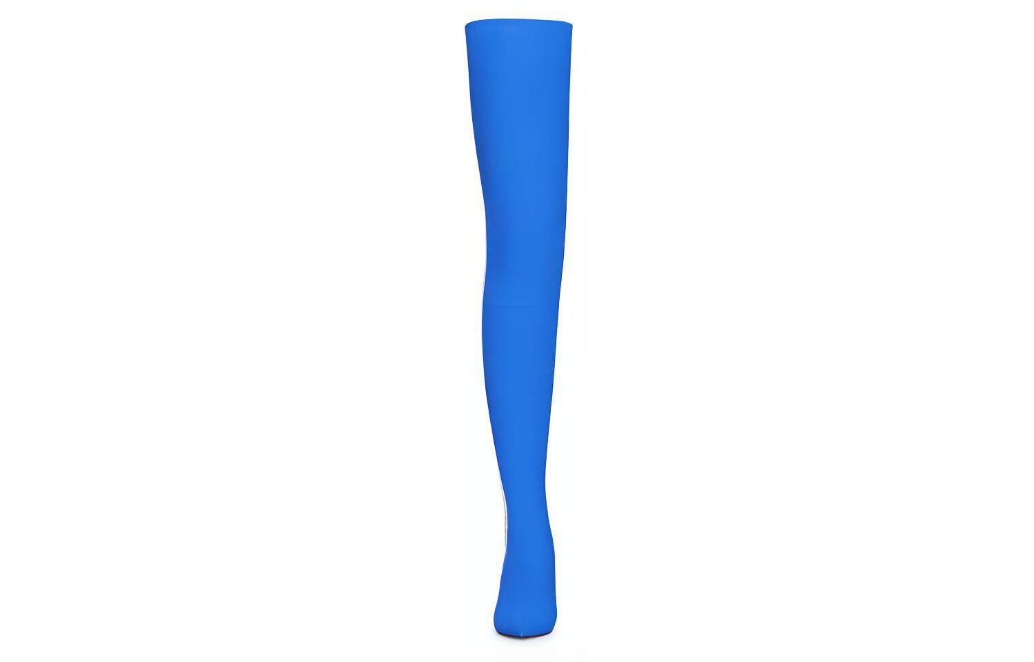 Balenciaga X Adidas Originals Knife Over The Knee Booties 'Blue' Women's
