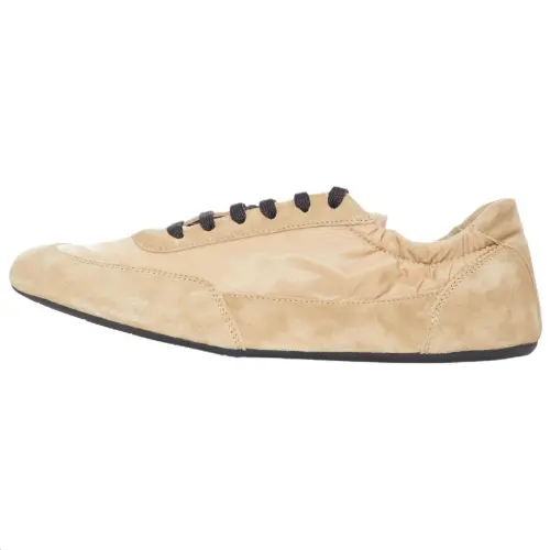 PRADA Calfskin Low top Casual Shoes Women's Brown