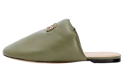 LOEWE Anagram Closed Toe Slippers Women's Green