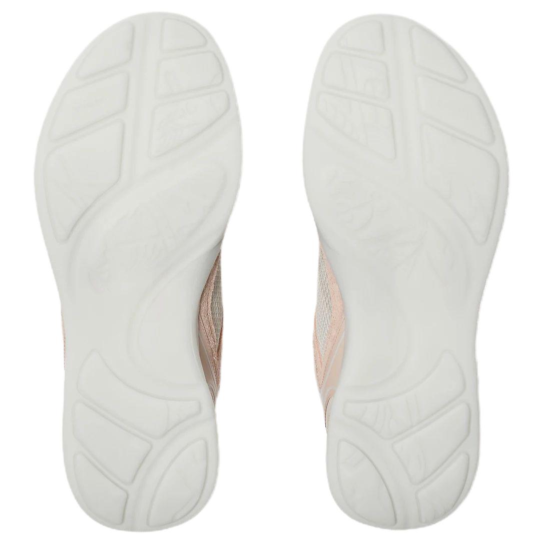 Женские кроссовки Burberry Check Matrix Sport (бежево-розовые) — фото 6