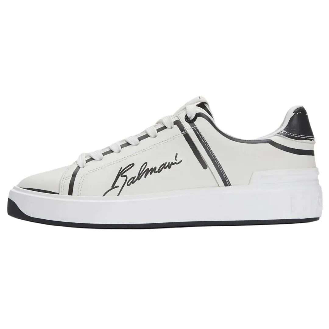 BALMAIN B Court Lace Up Sneakers Women's