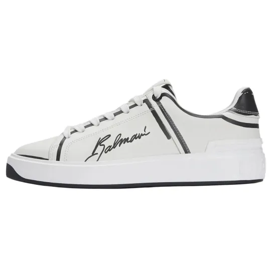 BALMAIN B Court Lace Up Sneakers Women's