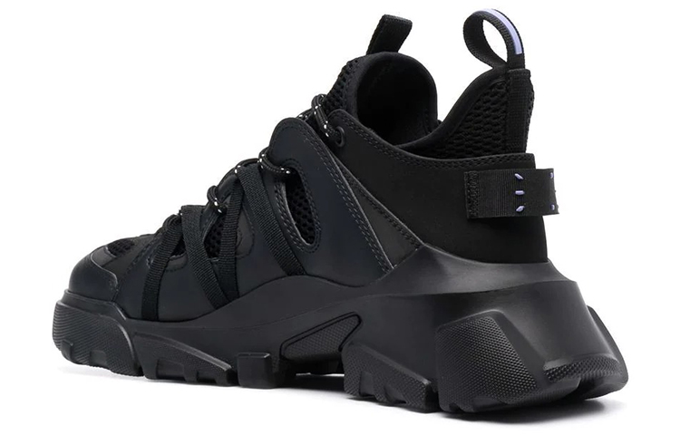 McQ Alexander McQueen Leather Low top Sports Casual Shoes Men's Black