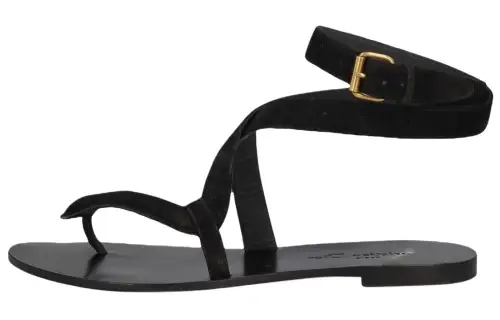 DIOR Comfortable And Trendy One Strap Sandals Women's Black