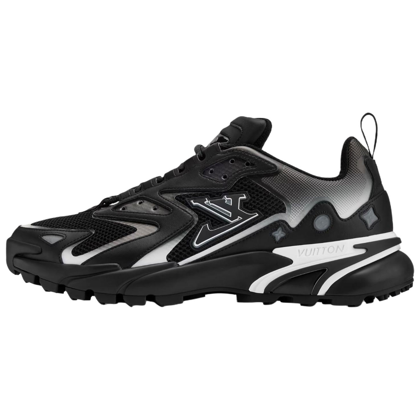 LOUIS VUITTON Runner Tatic Low top Casual Shoes Men's Black