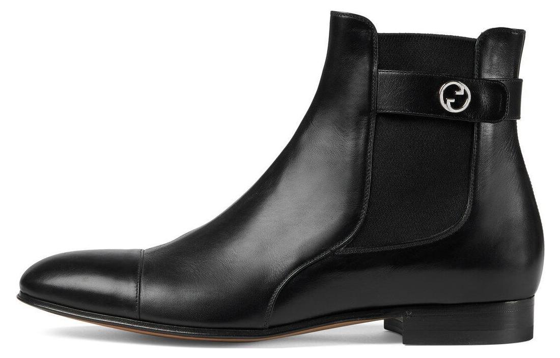 Мужские ботинки Gucci Blondie (черные)