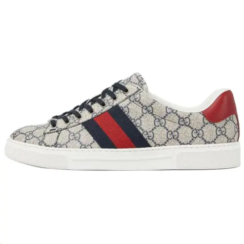Gucci Ace 'GG Supreme Canvas - Beige Blue'