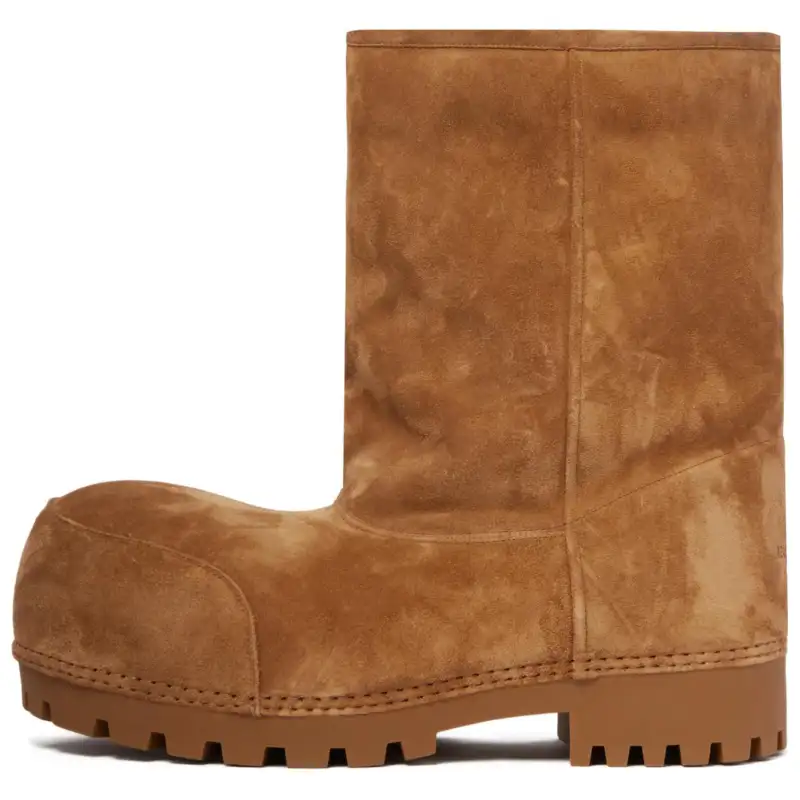 Balenciaga Alaska Fur Ankle Boots Women's