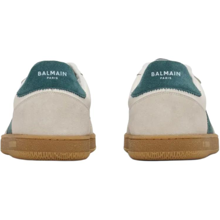 Мужские кеды BALMAIN Swan (экрю) — фото 4