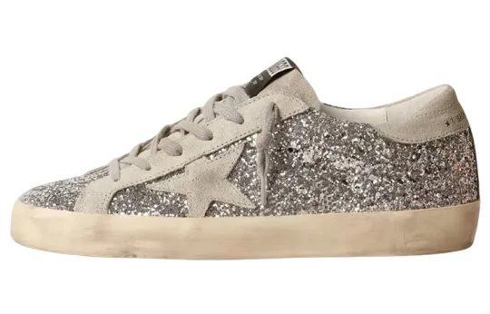 Golden Goose Super-Star Glitter Sneakers