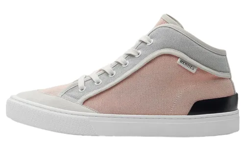 HERMES Enjoy Comfortable Mid top Stylish Skateboarding Shoes Men's Gray Pink