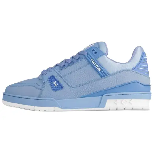 LOUIS VUITTON LV Trainer Light Blue White