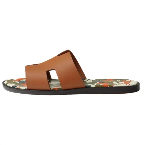 HERMES Izmir Slide Slippers Men's Mocha