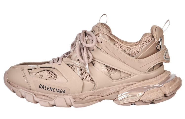 Balenciaga Balenciaga Track Mesh Round Toe Lace Up Low Top Dad Shoes Men's Khaki