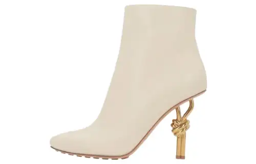 Bottega Veneta Square Toe Ankle Boots Women's