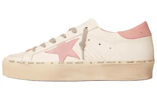 Golden Goose Hi Star White Pink Women's