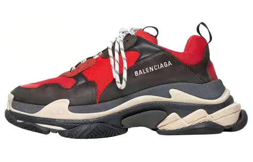 Balenciaga Triple S Red Black 2019