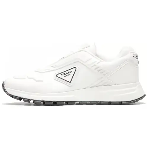 PRADA PRAX 1 Trendy Low top Casual Shoes Men's White