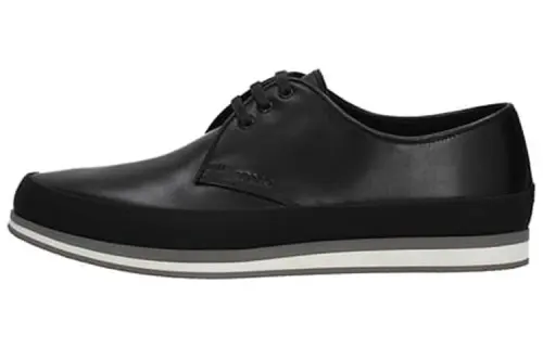 PRADA Men's Casual Shoes Men's Low Top Black