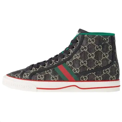 Gucci Tennis 1977 High 'Black Mini GG'