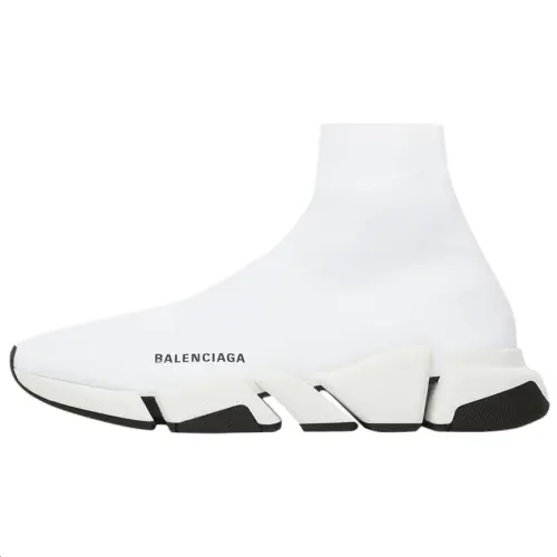 Balenciaga Speed 2.0 Fabric High top Casual Shoes Men's White