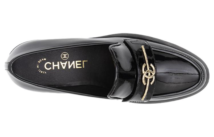 CHANEL Loafers Women's Black