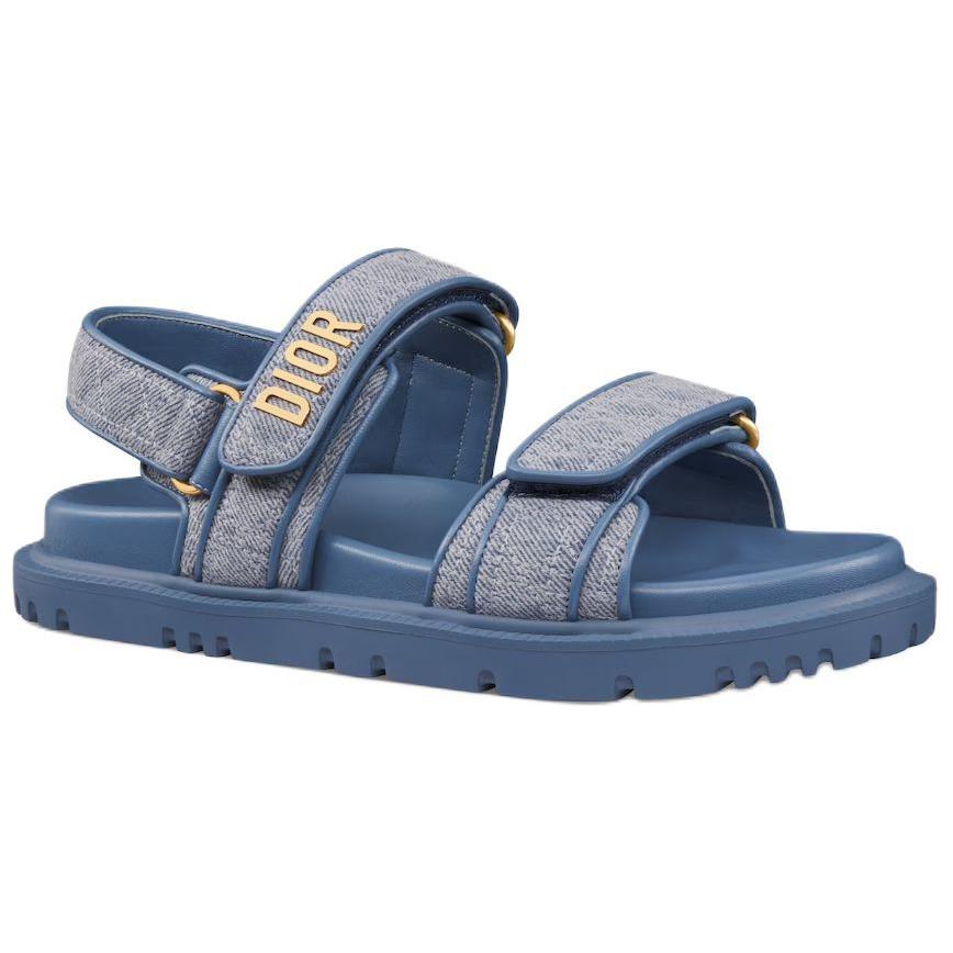 DIOR Dioract One Strap Sandals Women's Blue