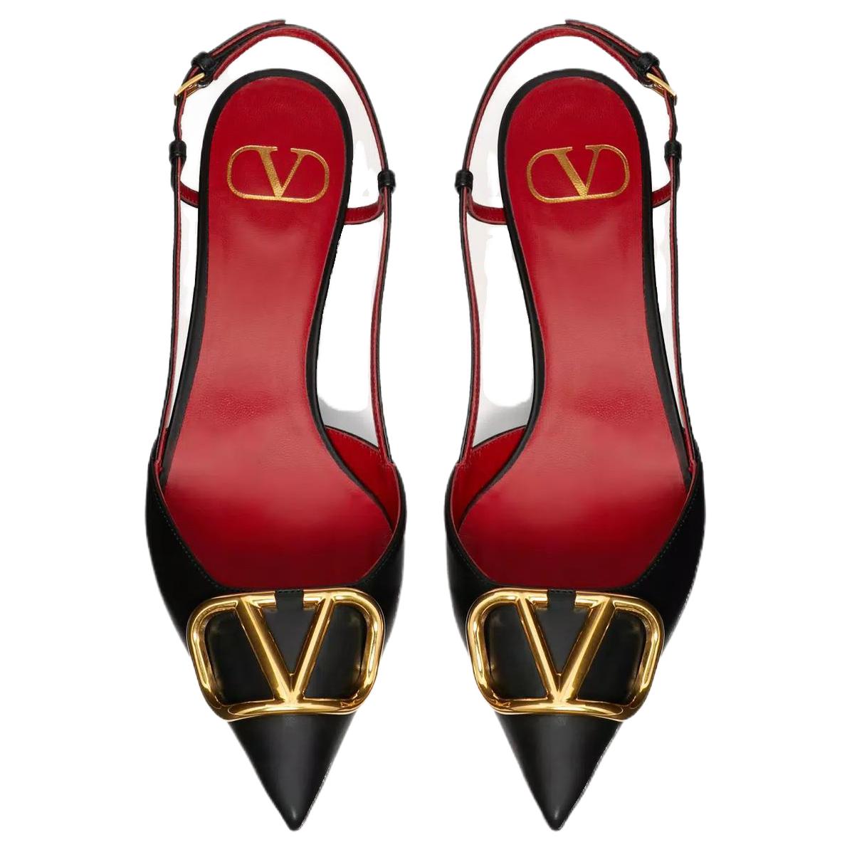 Женские туфли Valentino Vlogo GARAVANI (черный) — фото 4