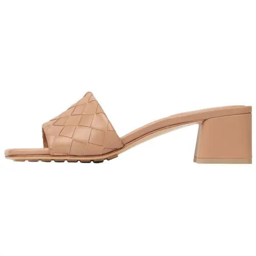 Bottega Veneta Intrecciato Slide Slippers 4.5cm Women's Nude