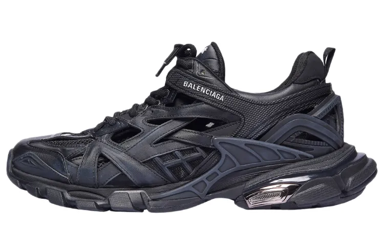 Balenciaga Track.2 Clear Sole Black