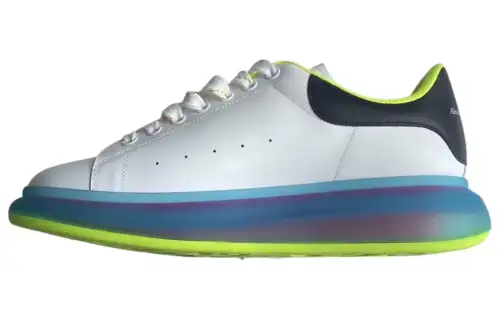 Alexander McQueen Oversized Sneaker 'Transparent Sole White Iridescent'