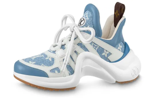 LOUIS VUITTON Archlight 1.0 Sneakers 'Denim Monogram' Women's