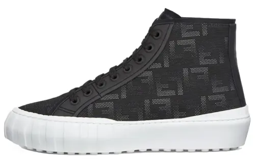 FENDI Ff Flash High-Top Sneakers