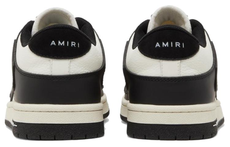 AMIRI Skel Top Low 'Black White'