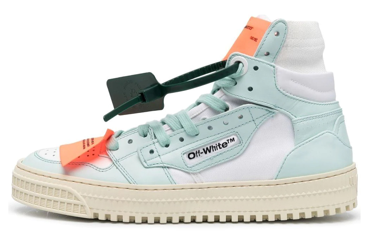 Женские кроссовки OFF-WHITE High (синие)
