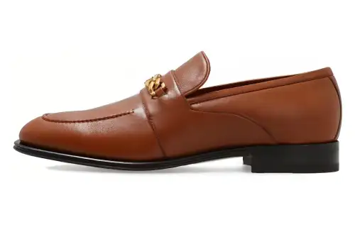 Gucci Loafer 'Interlocking G Chain - Brown'