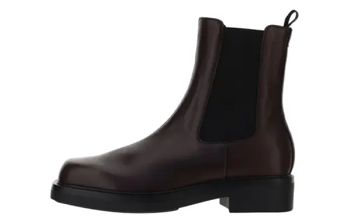 PRADA Short Chelsea Boots Men's Dark Purple