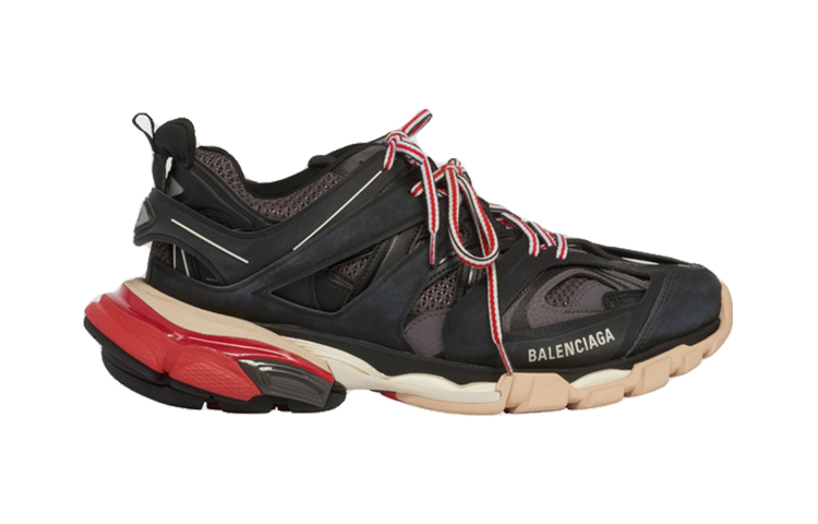 Женские кроссовки Balenciaga Track (черно-розовые) — фото 2