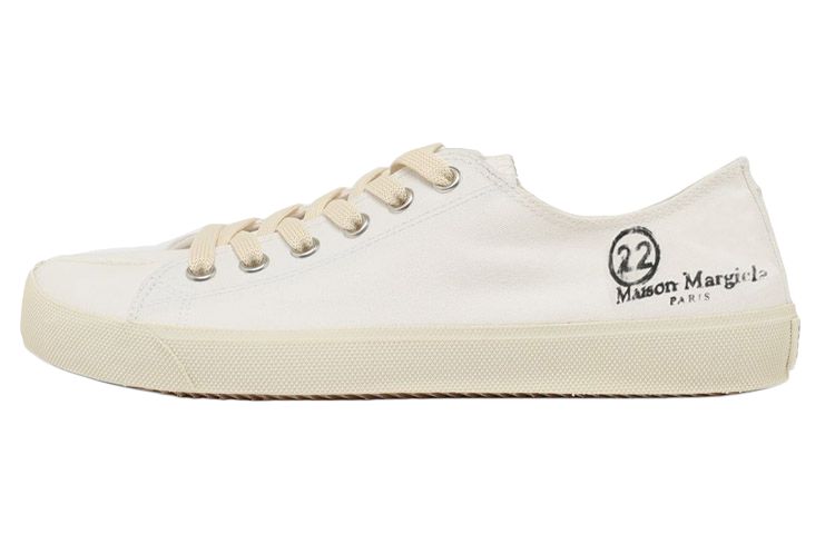 Мужские кеды Maison Margiela Tabi (бежевые)