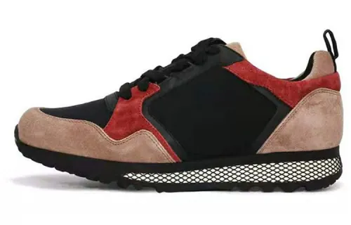 GUCCI Cow Leather Low top Sports Casual Shoes Men's Tea Brown
