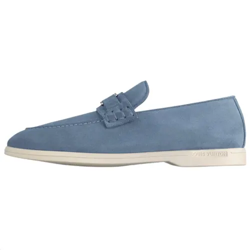 LOUIS VUITTON Estate Loafers Men's Blue